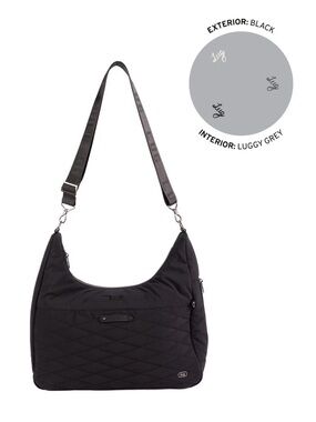 NWT Lug Balsa Hobo 
Crossbody Bag Black